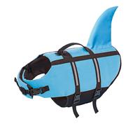 Nobby ausilio per il nuoto canino "Sharki" azzurro chiaro taglia: M, 35 cm