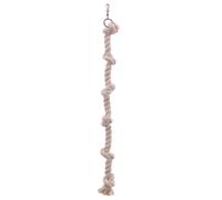 Nobby Cage Toy, corda da arrampicata in cotone L: 100 cm, Ø 25 mm, 6 nodi bianchi