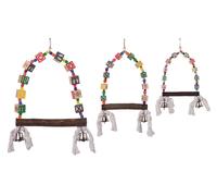 Nobby Cage Toy, Altalena con cubi Colorati, 28 x 17 cm