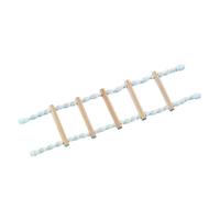 Nobby Cage Toy, scala di corda con fissaggio a vite 65 x 16 cm, 4 gradini bianchi