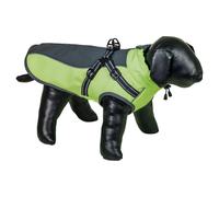 Nobby Cappotto Per Cani Meta 2 In 1 Verde Chiaro-Grigio Con Imbracatura Per Cani