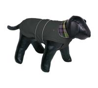 Nobby Cappotto Per Cani Sela Verde Scuro Con Strisce Riflettenti, Impermeabile