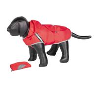 Nobby Cappotto Rainy Rosso per Cani, Impermeabile, Riflettente, Maneggevole