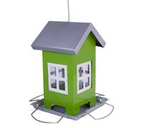 Nobby Casa Per Uccelli Alis Verde 12x12x19cm Con 4 Pali Di Atterraggio