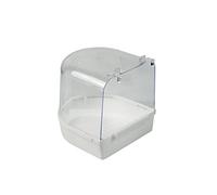 Nobby - Casetta da Bagno per Porta di Recinzione, Grande, Colore: Bianco