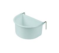 Nobby ciotola con gancio di metallo 75 ml bianco