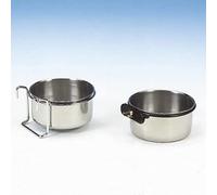 Nobby, Ciotola in Acciaio Inox con Fissaggio a srew, 900 ml, 15 cm