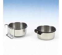Nobby Ciotola in acciaio inox con fissaggio, anello con vite, 8,0 cm, 0,15 l, 1 pezzo