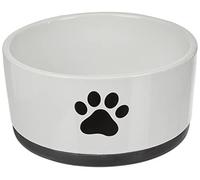 Nobby Ciotola in ceramica Paw, nero/bianco, Ø 17 x 8 cm, 1 pezzo