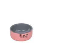 Nobby ciotola in ceramica per gatti "Cat Face" rosa Ø 13,0 x 4,0 cm, 0,16 l