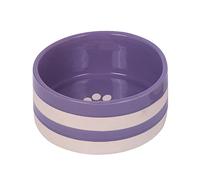 Nobby Ciotola in ceramica Strio, lilla/crema, Ø 18,0 x 7,0 cm, 1,25 l, 1 pezzo