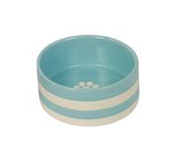 Nobby ciotola in ceramica "Strio" mint/crema; Ø 15,0 x 6,0 cm, 0,60 l