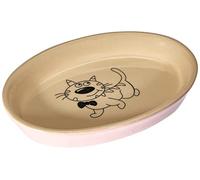 Nobby Ciotola Ovale in Ceramica per Gatti, 17 x 11 x 2,5 cm/0,12 l