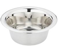 Nobby Ciotola per Cani, Acciaio Inossidabile, 13 cm, 0.35 L, Argento, per Cibo Umido, per Cani di Taglia Media