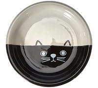 Nobby ciotola per latte in ceramica "FACE" Ø14 x 2 cm nero / bianco