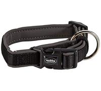 Nobby Classic Preno Collare per cani, 25-35 cm/15-20 mm, nero/grigio