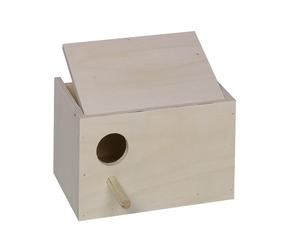 Nobby Cocorita Cassetta per Nido Foro Sinistro; 22 x 16 x 14 cm