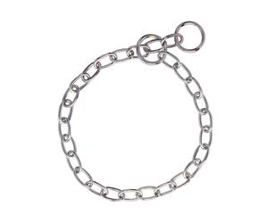 Nobby collana cromata, maglie grandi L: 50 cm; Ø 3,0 mm