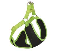 Nobby collare "Black Mesh Reflect" neon giallo L: 28-33 cm + 32 cm, B: 10 mm