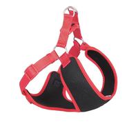 Nobby collare "Black Mesh Reflect" rosso L: 33-41 cm + 37 cm, B: 10 mm