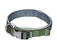 Nobby Collare "Classic Preno Royal" verde oliva L: 32-39 cm; B: 15/20 mm