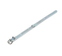 Nobby collare "Crystal" a due file 42 cm (32-37 cm), 17/19 mm azzurro chiaro / bianco