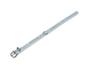 Nobby collare "Crystal" doppio 47 cm (35-41 cm), 17/19 mm azzurro chiaro / bianco