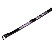 Nobby collare "Crystal" triplo 47 cm (35-41 cm), 22/24 mm nero