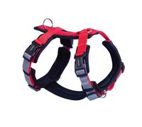 Nobby collare "DAILY WALK COMFORT" rosso; S-M: petto: 32-36 cm, pancia: 48-65 cm