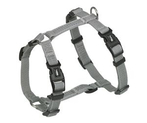 Nobby Collare "FULL REFLECT" grigio M-L: Collo: 38-50 cm, Corpo: 50-70 cm, Larghezza: 20 mm