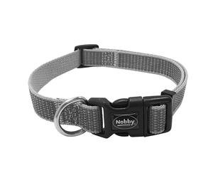Nobby collare "FULL REFLECT" grigio M-L: L: 35-55 cm, B: 20 mm