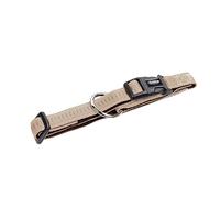 Nobby, Collare Morbido per Cani, Misura da 50 a 65 cm x 25 mm, Beige Cioccolato