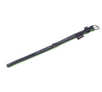Nobby collare "PACIFIC DELUXE" a tre righe verde L: 52 cm; (41-49 cm) B: 25/28 mm