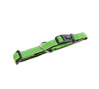 Nobby Collare per Cani con Impugnatura Morbida, 30-45 cm/20 mm, Verde Chiaro/Marrone