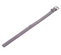 Nobby collare "VELOURS" grigio (Plume); 27 cm (20-25 cm); 12/14 mm