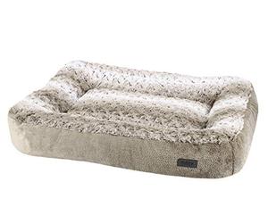 Nobby Comfort cuscino rettangolare Lona, beige, 110 x 78 x 13 cm