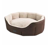 Nobby Comfort - Letto ovale, colore: marrone, 55 x 50 x 21 cm