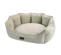 Nobby Comfort Letto ovale Cordo Beige 86 x 70 x 24 cm