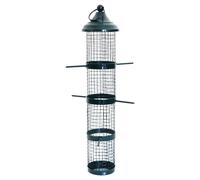 Nobby Contenitore Mangime Verde Con Posatoi 40cm per Uccelli Selvatici Robusto