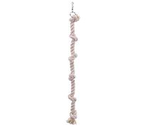 Nobby, corda da arrampicata in cotone con 6 nodi per pappagallo, diametro 100 cm x 25 mm