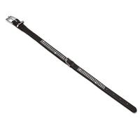 Nobby collare "Crystal" a una fila 27 cm (18-23 cm), 12/14 mm nero