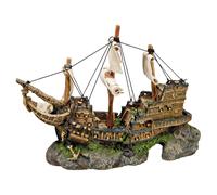 Nobby Decorazione Acquario Nave 33x13x23cm Non Tossico per Dolce E Acqua di Mare