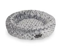 Nobby Donut Arusha Letto Per Cani 45Cm Nero Melange Lavabile In Morbido Pile