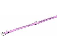 Nobby collana "Crystal" a doppia fila 47 cm (35-41 cm), 17/19 mm rosa / bianco