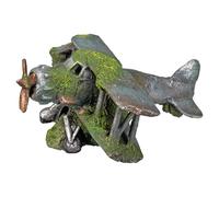 Nobby Doppio Deck D'Aeroplano Decorazione 19x19x8cm Per Acquario Dolce E Salato
