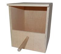 Nobby Exotic Nesting Box Half Open with Perch