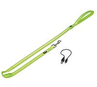 Nobby Flash Mesh LED di sicurezza guinzaglio Neon Giallo 20mm XS-S