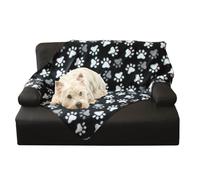 Nobby Fleece Plaid "PIPPA" Classic nero; L x P: 100 x 150 cm