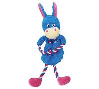 Nobby Giocattolo Per Cani Asino In Peluche Con Corda E Squeaker, 47 Cm Per Cani