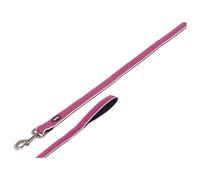 Nobby Guinzaglio Cayo Fucsia Nylon Neoprene Con Reflex per Cani, Morbida E Stile